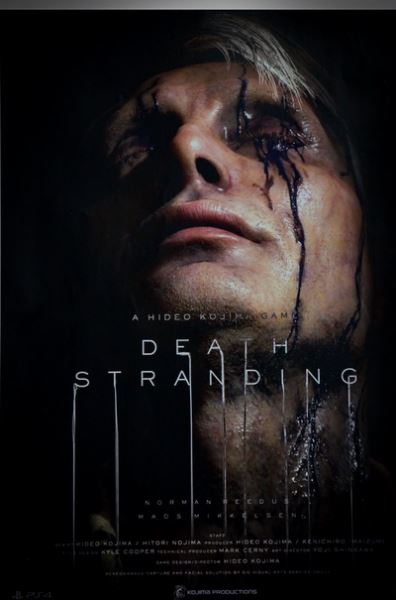 Хидео Кодзима показал ранние варианты постера Death Stranding с персонажем Мадса Миккельсена